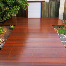 Solid Wood Merbau Decking Outdoor Flooring