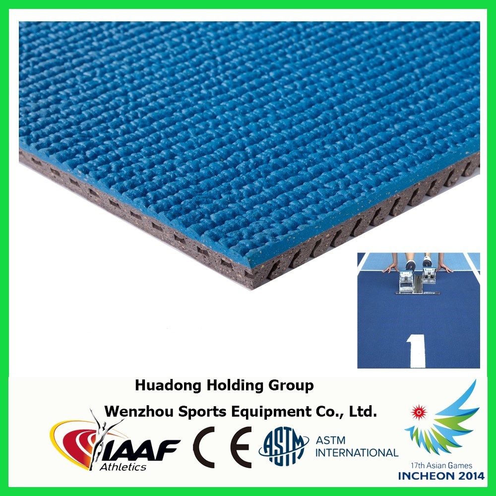 13mm Sports Court School Stadium Rubber Flooring for Running Track