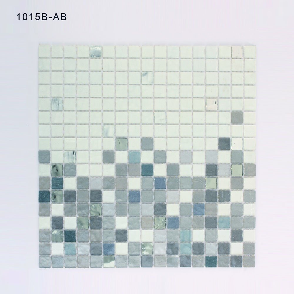 Hot Sale Square Stained Glass Mosaic Kitchen Tile