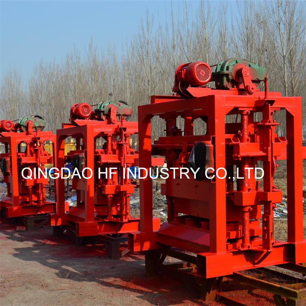 Qt4-40 Manual Brick Making Machine Design