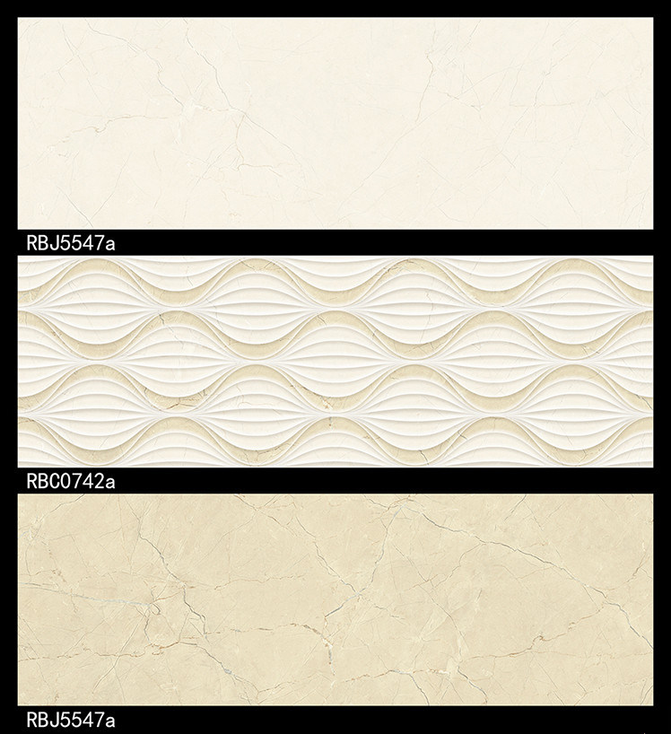 Inkjet Glazed Ceramic Wall Tile for Interior Bathroom Decoration