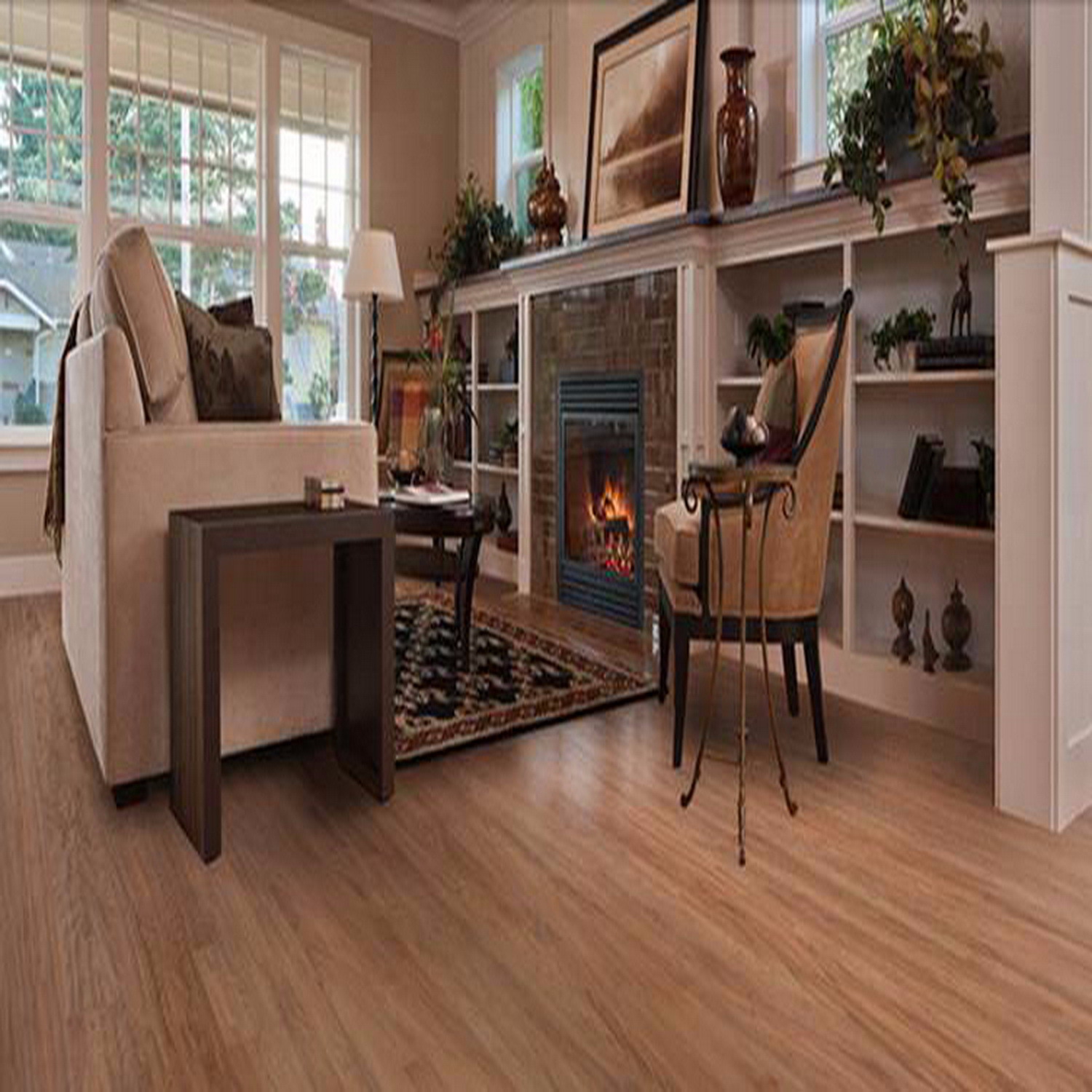 Waterproof Fireproof Dry Back Vinyl Plank Wood PVC Flooring