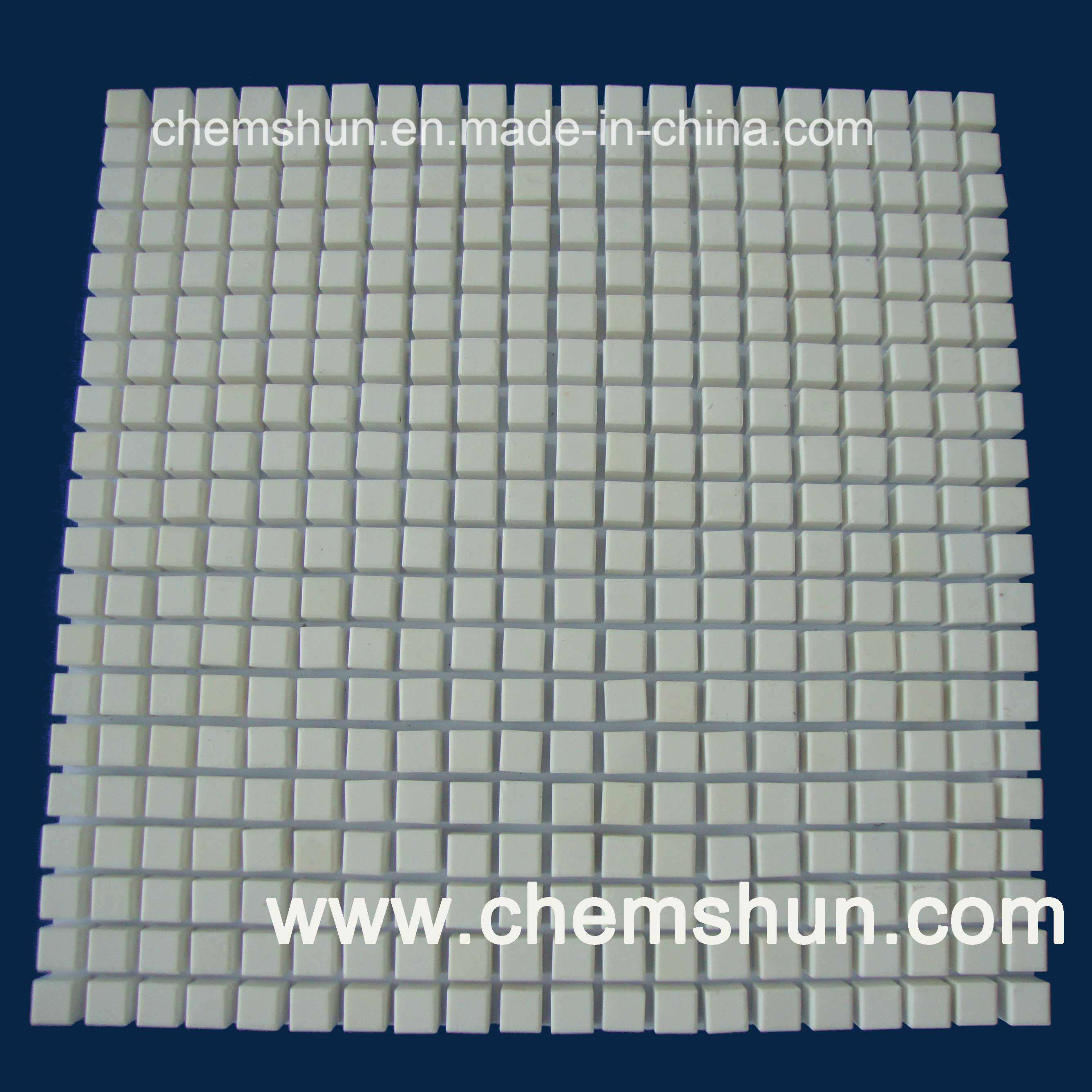 Alumina Tile Kit as Pulley Lagging Ceramic Liner Applied to Pipework