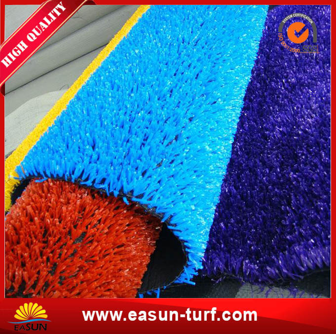 Colorful Artificial Grass Decor Synthetic Turf