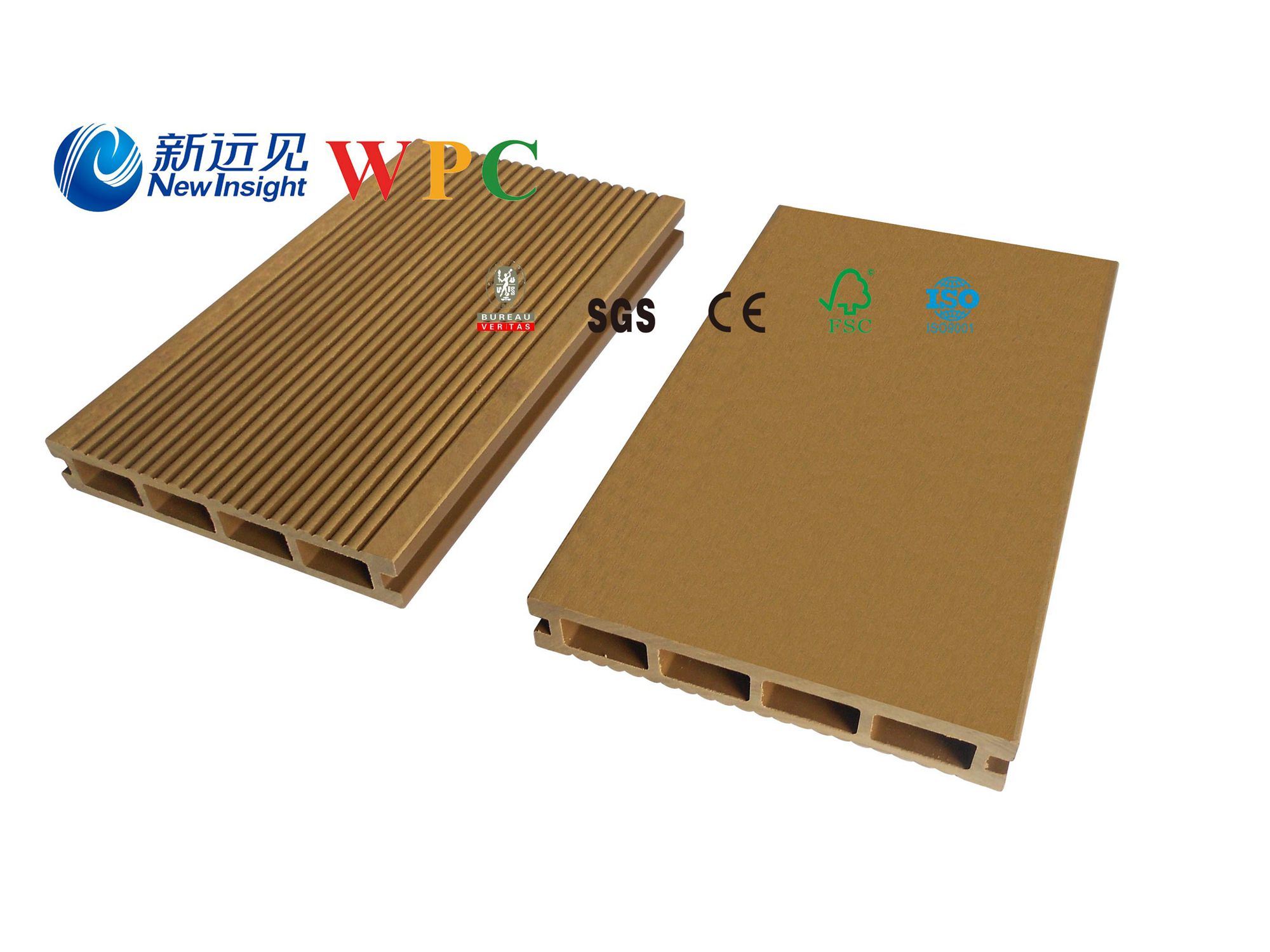 Hollow Decoration Board Waterproof WPC Flooring