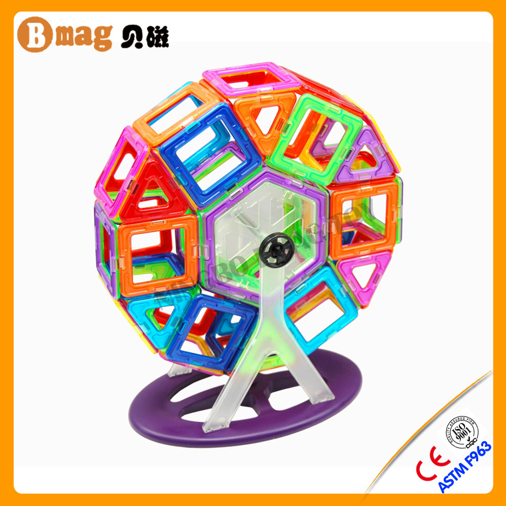 Puzzle Plastic Brick Baby Originality Magnetic Magformers