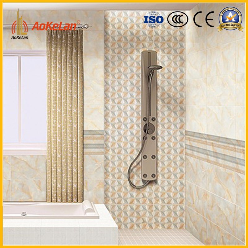 Inkjet Glossy Glazed Interior Ceramic Wall Tile for Bathroom