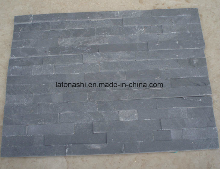 Dark Grey Natural Culture Stone Slate for Wall Cladding