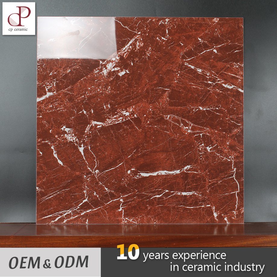 Iranian Tiles Cheap Modern Living Room Polished Glazed Red Jade Marble Floor Tile