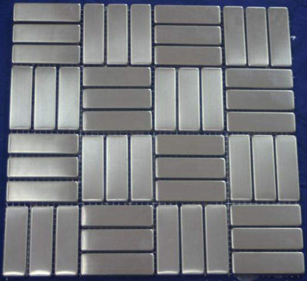 Silver Stainless Steel Metal Mosaic Wall Tile (SM218)