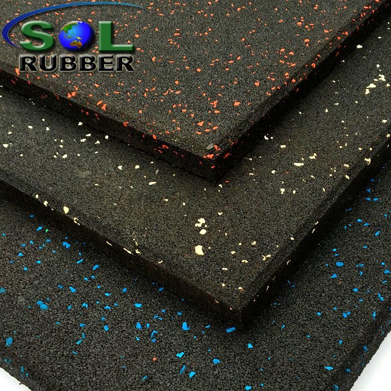 Slip-Resistance Commercial Home EPDM Gym Flooring Tile