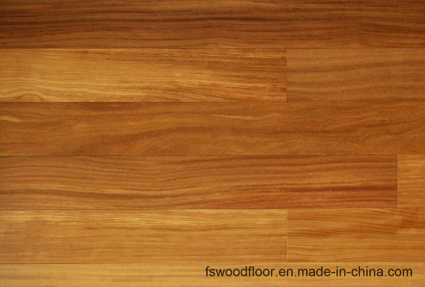 Light Yellow Prefinished Brazilian Teak Cumaru Wood Flooring