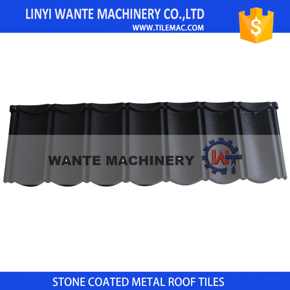 2016 Wante Hot Selling Black Bond Roof Tiles in Nigeria