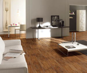 Wood Rustic Flooring Tiles for Indoor with 150*600 mm (15601)