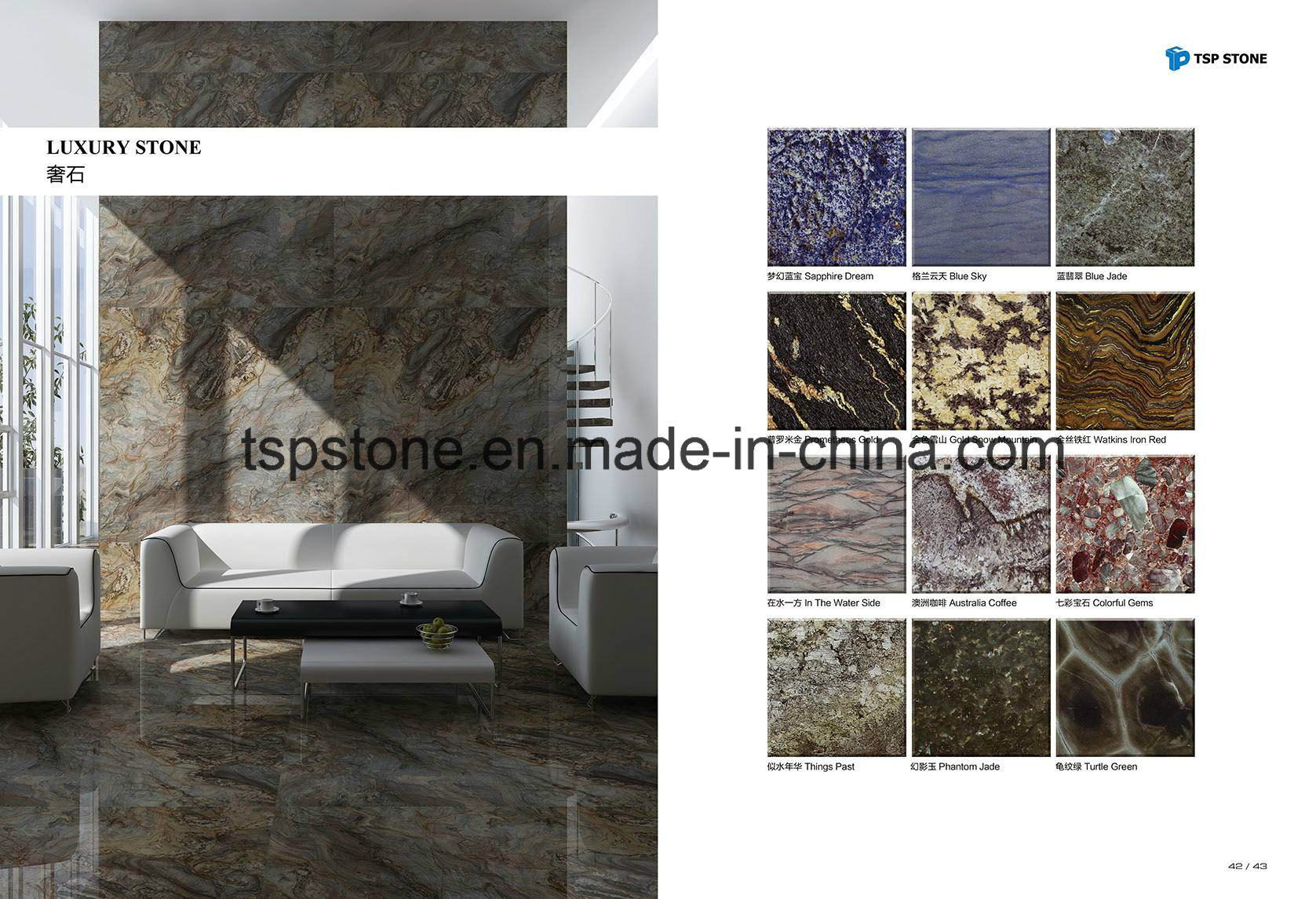 Luxury Grey Marble Stone Slab for Floor/Flooring/Stair/Wall/Bathroom/Kitchen Tile/Bathroom/Wall Tile