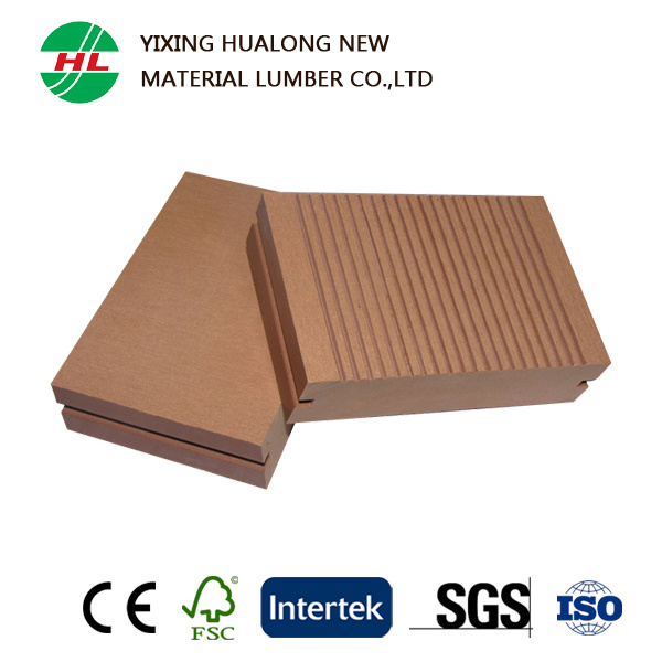 Solid Swimming Pool Wood Plastic Composite Flooring