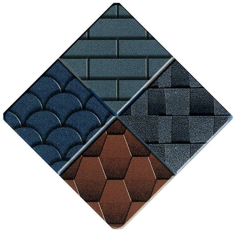 Colorful Fiberglass Reinforced Asphalt Roofing Shingles/Roof Tiles/Roof Shingles