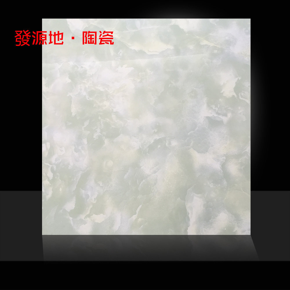 Porcelain Tile with Glazed Surface Look Like Jade 6A073