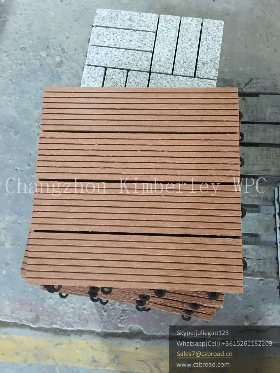 Hot Sale in Germany WPC Composite Decking DIY Floor