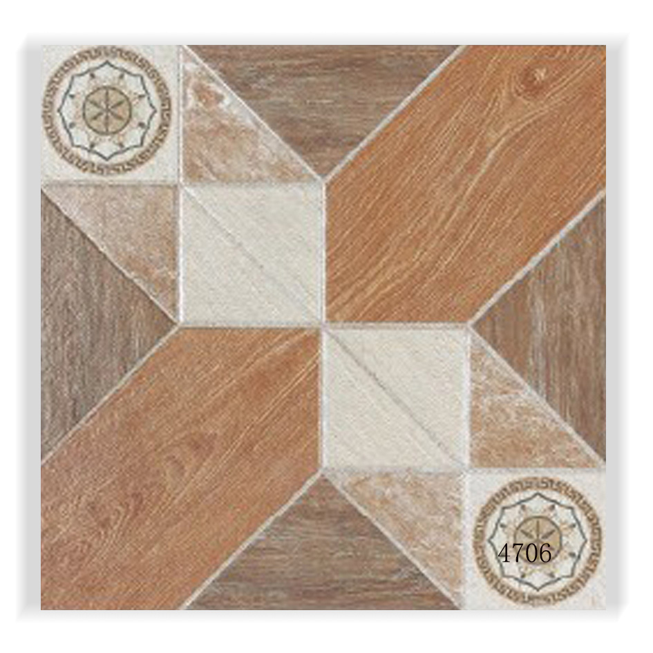 Glazed Ceramic Rustic Floor Tile for Kitchen&Bathroom