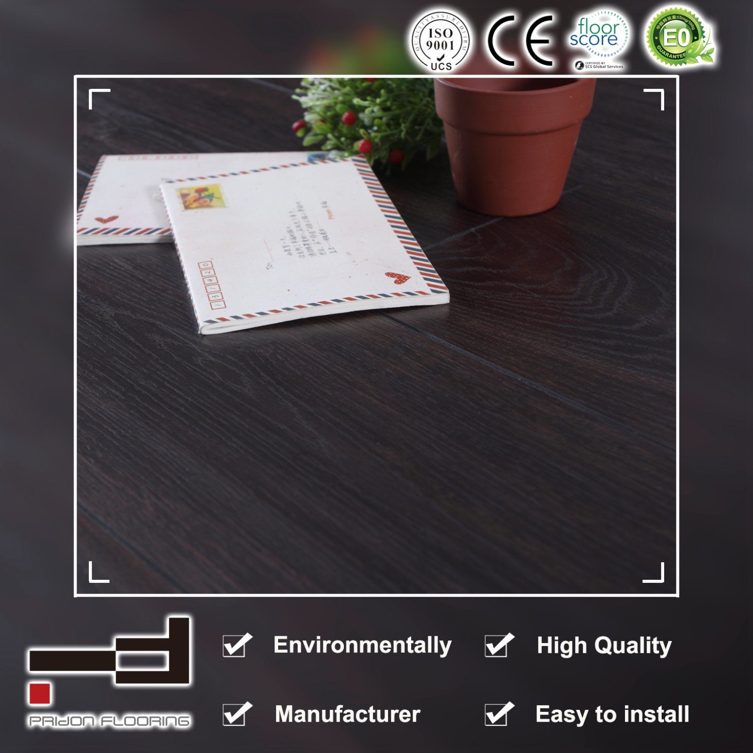 12mm E. I. R Finish German Technology Easy Lock Laminate Flooring