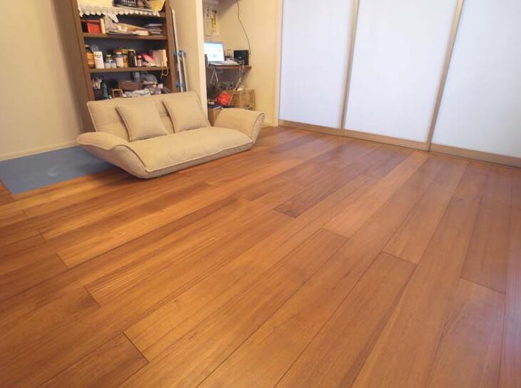 Natural Oiled Burma Teak Wood Floor