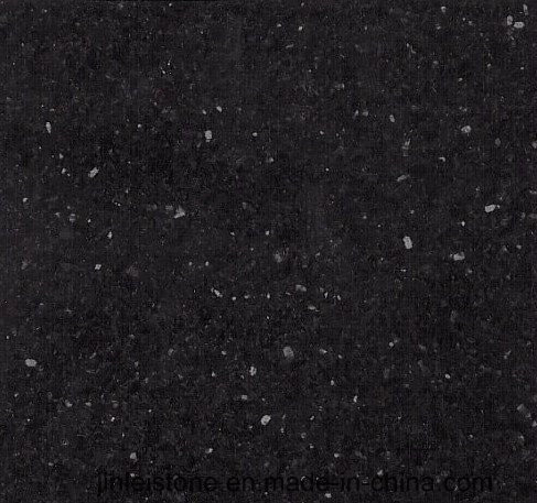 Black Galaxy Granite Slab for Kitchen and Bathroom