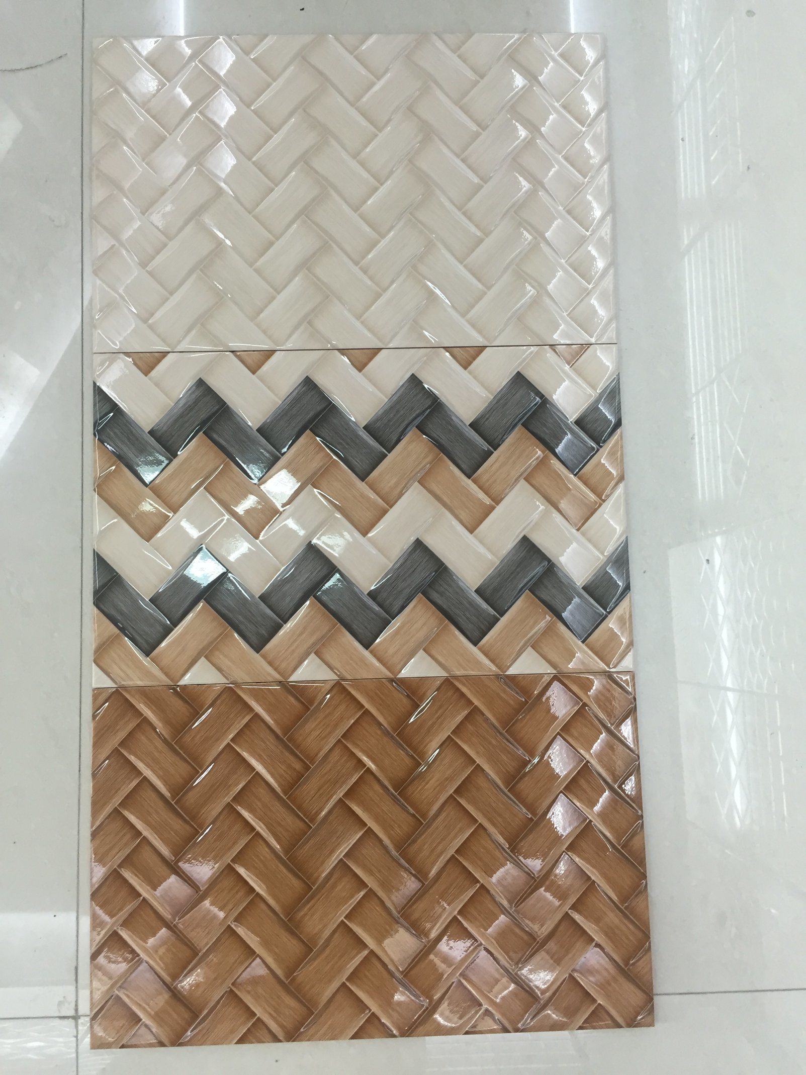 Minqing 3D Inkjet Water-Proof Bathroom Tile Ceramic Wall Tile