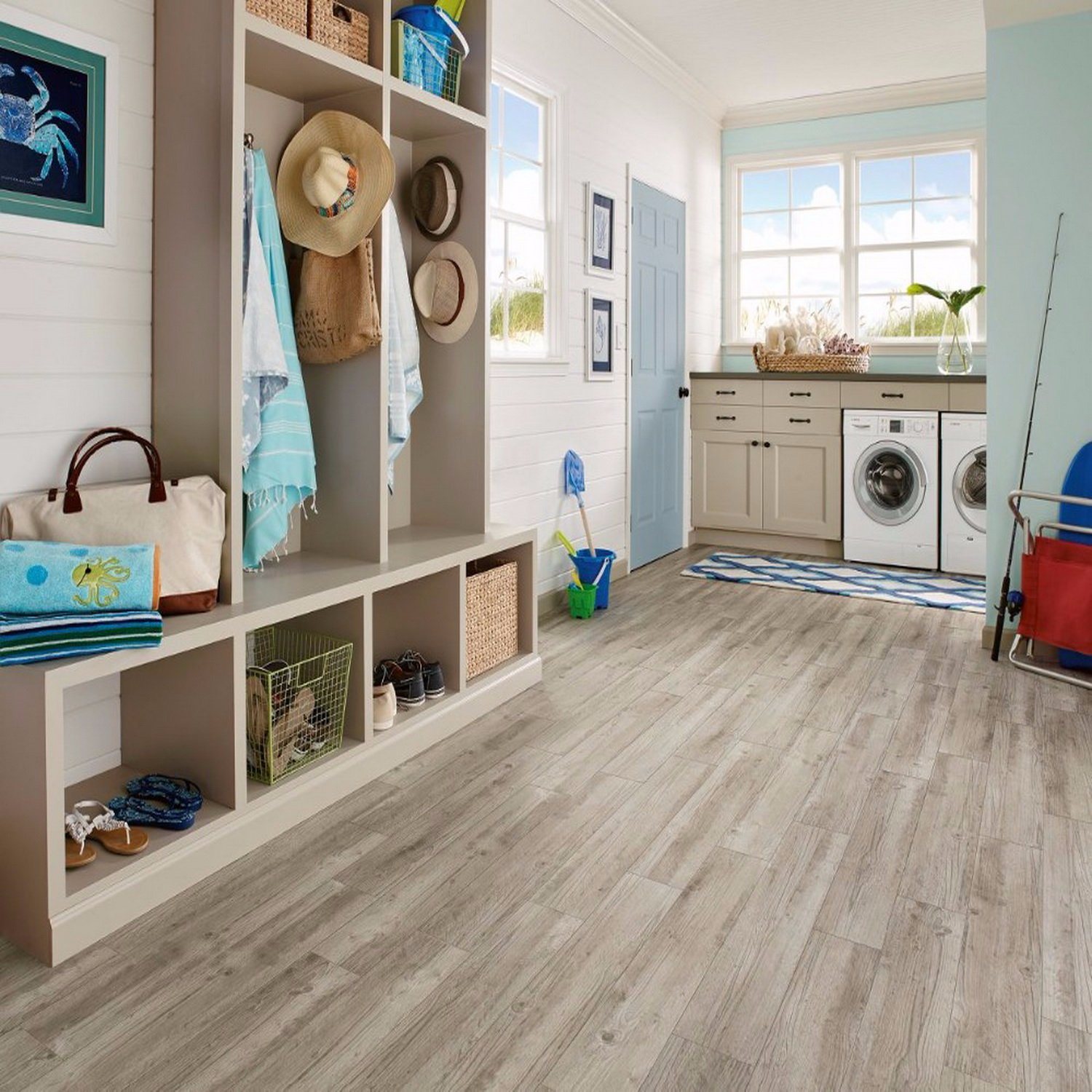 Eco-Friendly Virgin Material Dry Back Vinyl Flooring