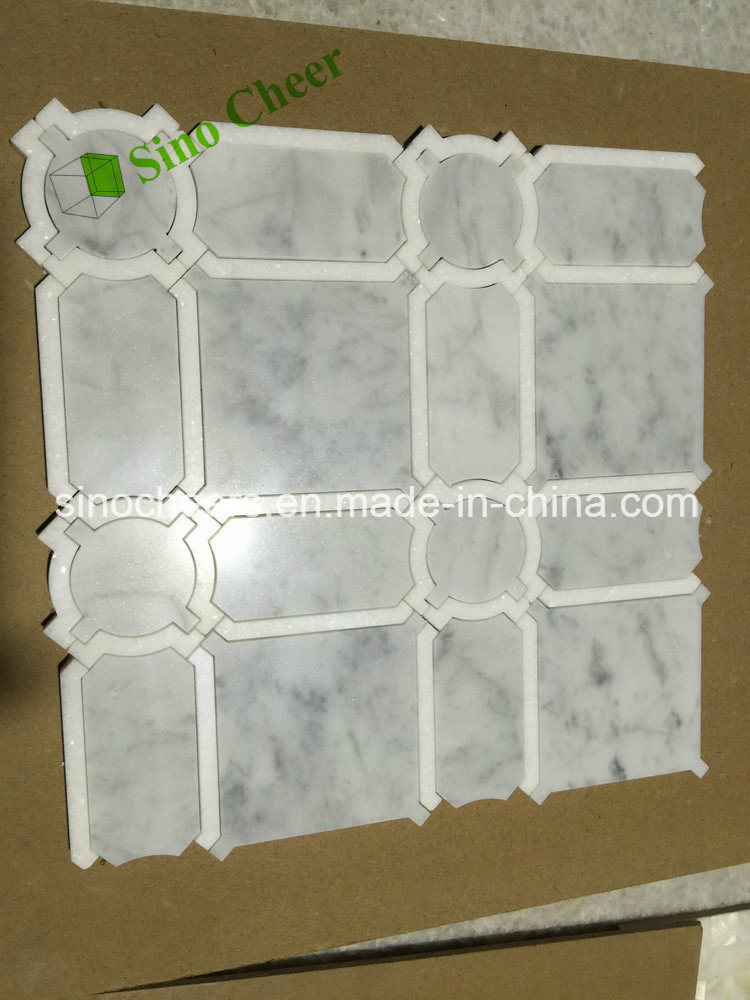 Italian White Marble Carrara White Marble Floor Tile