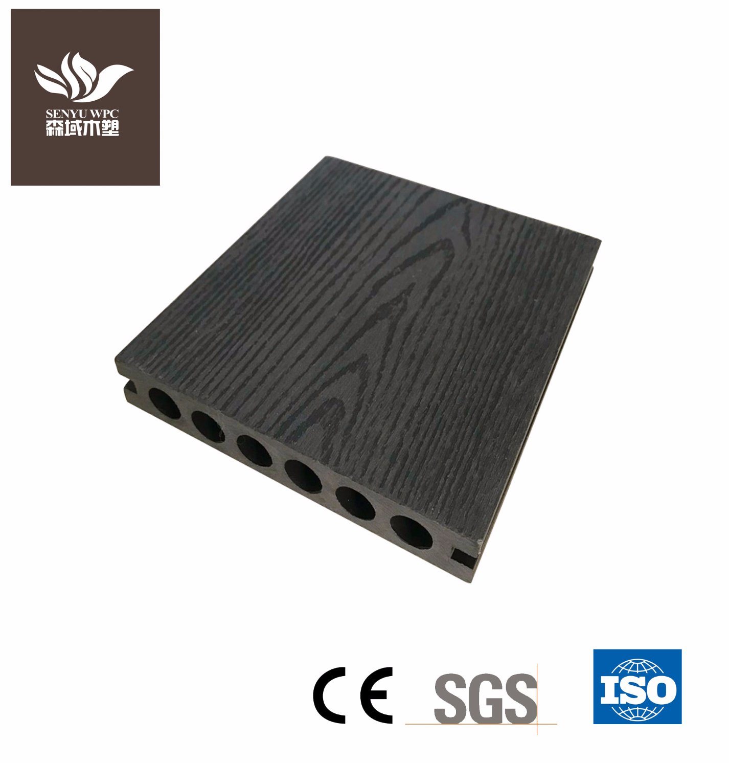 Eco-Friendly Exterior WPC Hollow Flooring