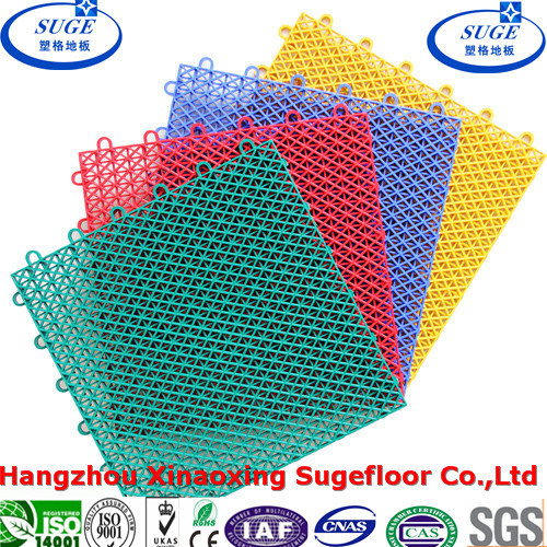 250X250X13mm Safety Interlocking Sports Flooring