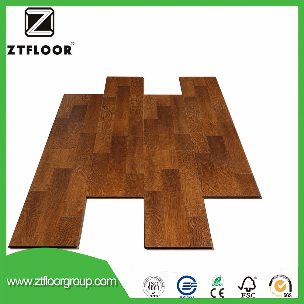 Durable Wearlayer AC3 Decoration Material Laminated Wooden Flooring High HDF