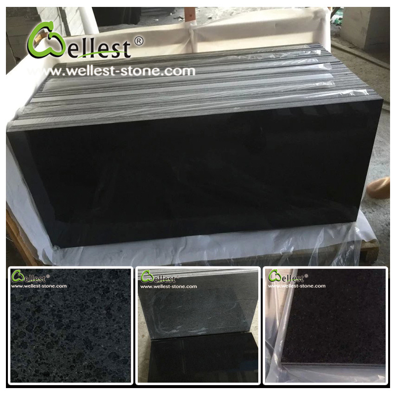 Fortune Black Natural Stone Granite Floor/Wall Polished Tile