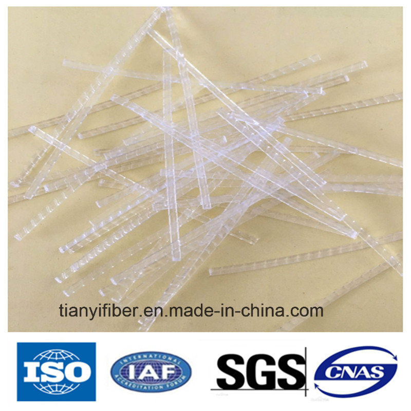 Bamboo-Shaped Polypropylene PP Macro Fiber Fibre Uesd for Building Material