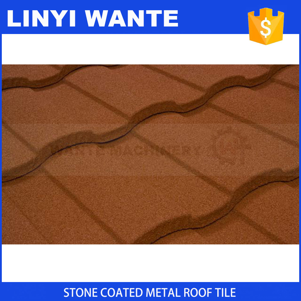 Aluminum Zinc Colorful Stone Coated Metal Roof Tile