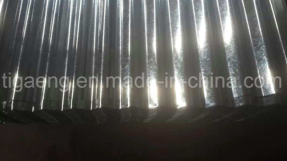 Zinc Coating Cold Rolled Galvanized Corrugated Tile for Egypt