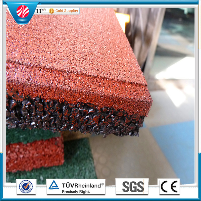 Tile Reclaim Rubber Grains Bricks Kindergarten Rubber Tile Playground Rubber Tiles Anti Lip Rubber Tile