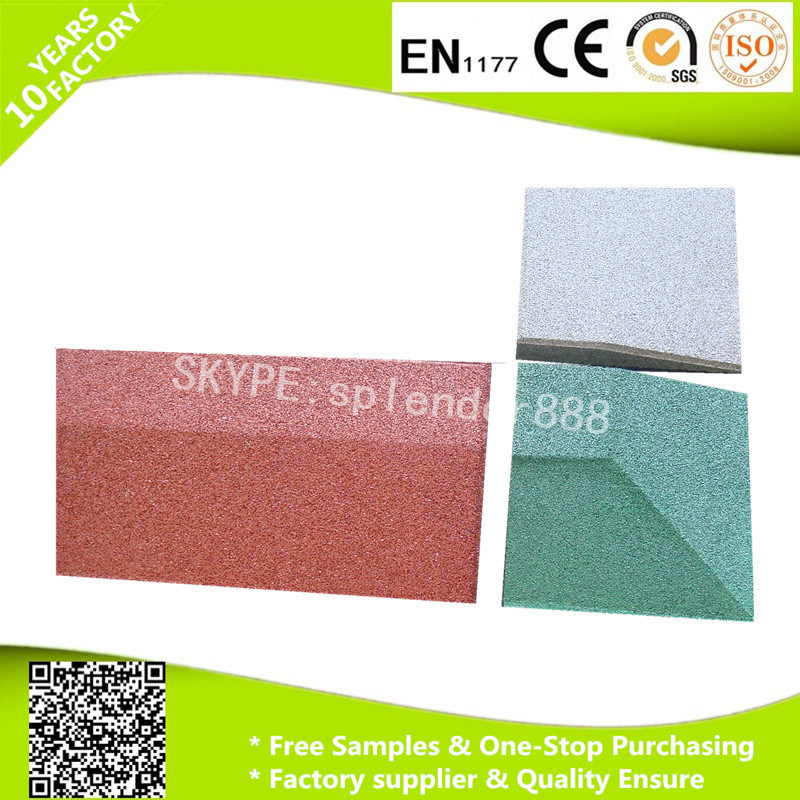 Garden Rubber Tile Border, Durable Rubber Safety Edge