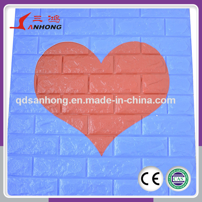 3D XPE Foam Three-Dimensional Imitation Brick Wallpaper