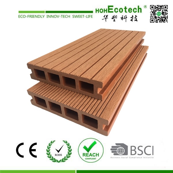 Hollow Wood Plastic Composite Flooring