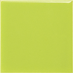 Yellowish Green 6X6inch/15X15cm Swimming Pool Bullnose Tile Swimming Pool Tile Size