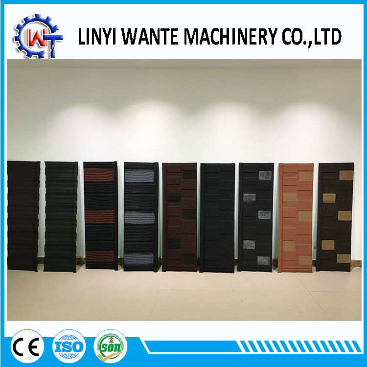 Attractive Appearance Stone Chips Coated Steel Roof Tile