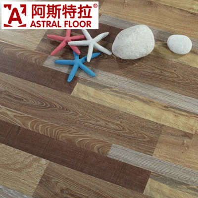 Single Click HDF Laminated Wooden Flooring