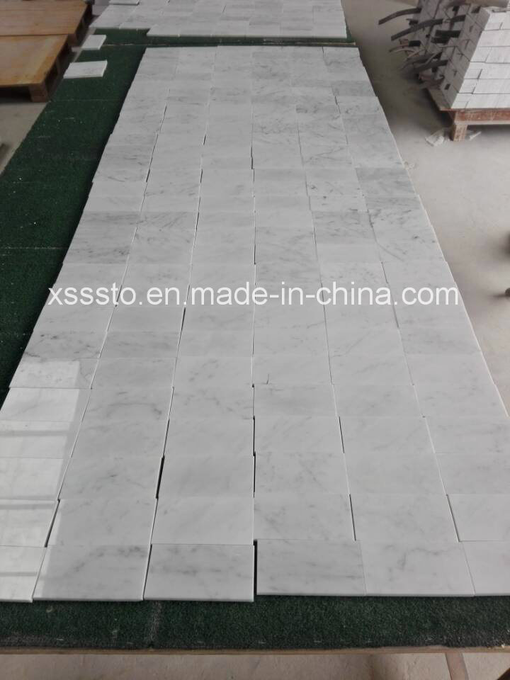 Italy Bianco Carrara White Marble Tiles for Wall and Flooring