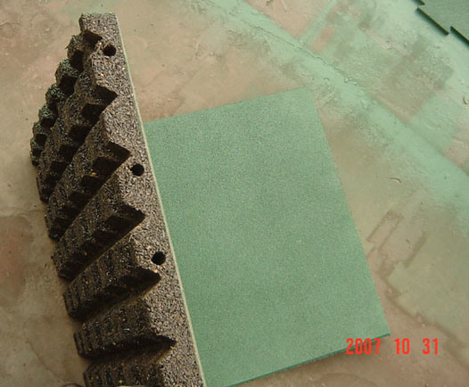 Pole Connecting Rubber Tile/School Rubber Tile