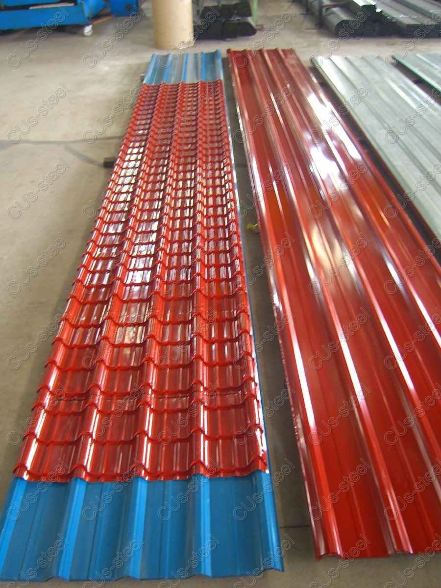 Prepainted Profile Roofing Sheet /PPGI Step Roof Tile