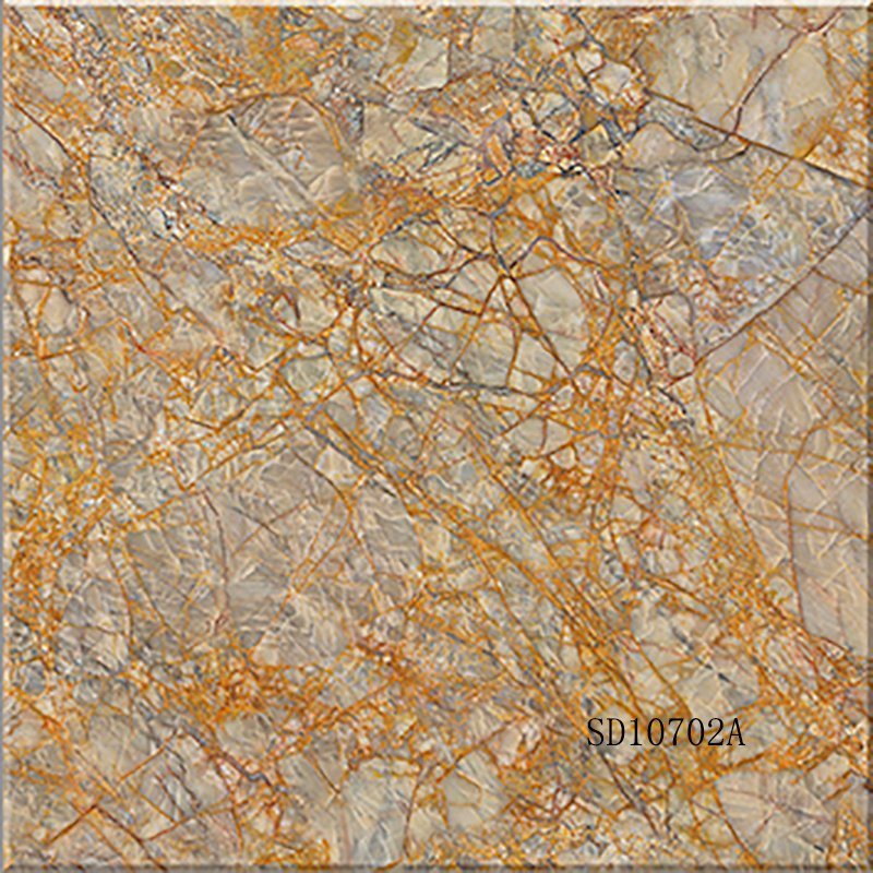 3D-Inkjet Marble Full Polished Glazed Ceramic Floor Tile with ISO