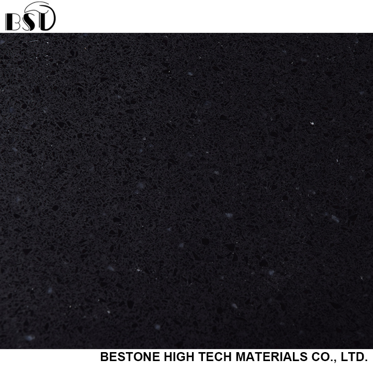 Decorative Black Artificial Quartz Stone