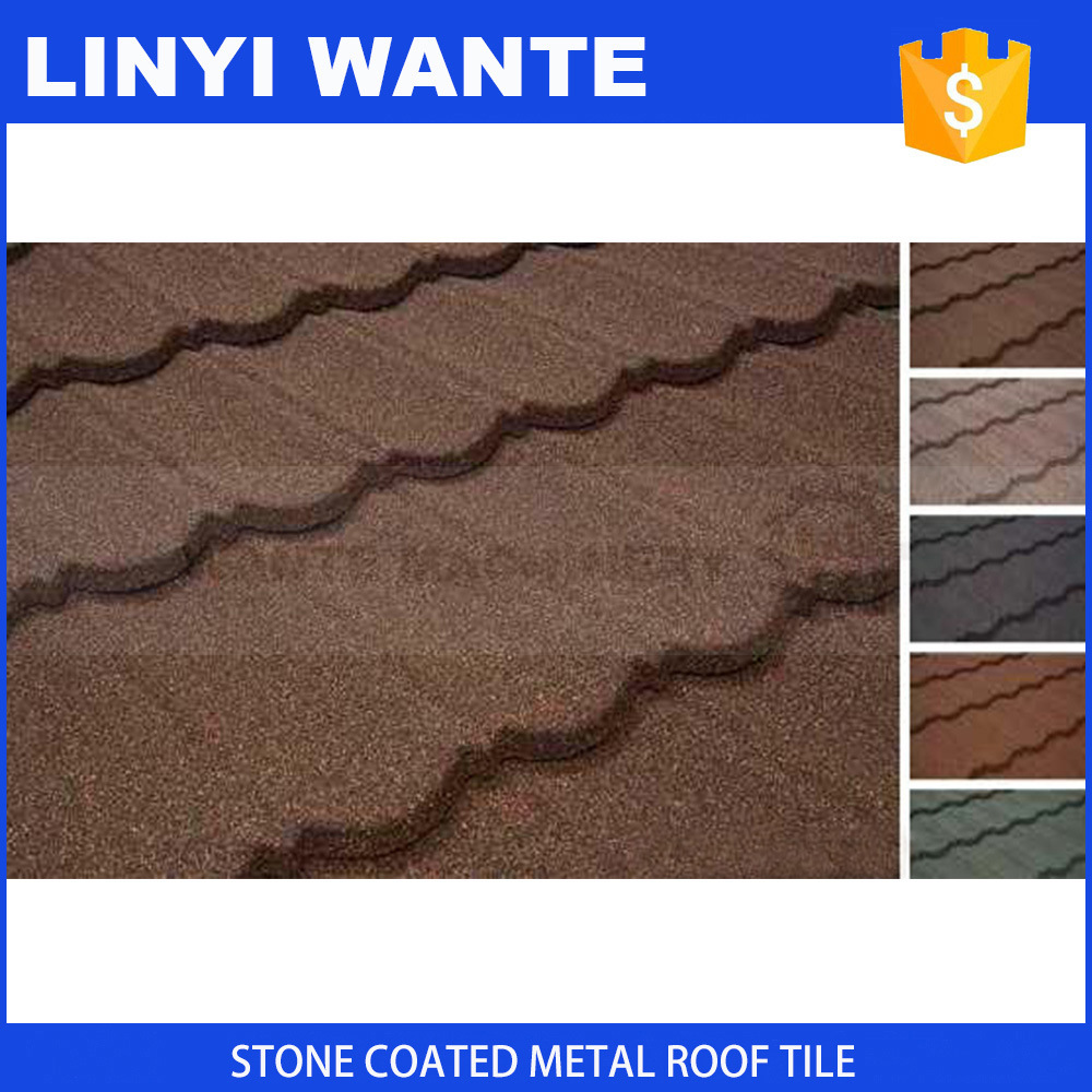 Hot Sale Decorative Waterproof Stone Coated Metal Roof Tile